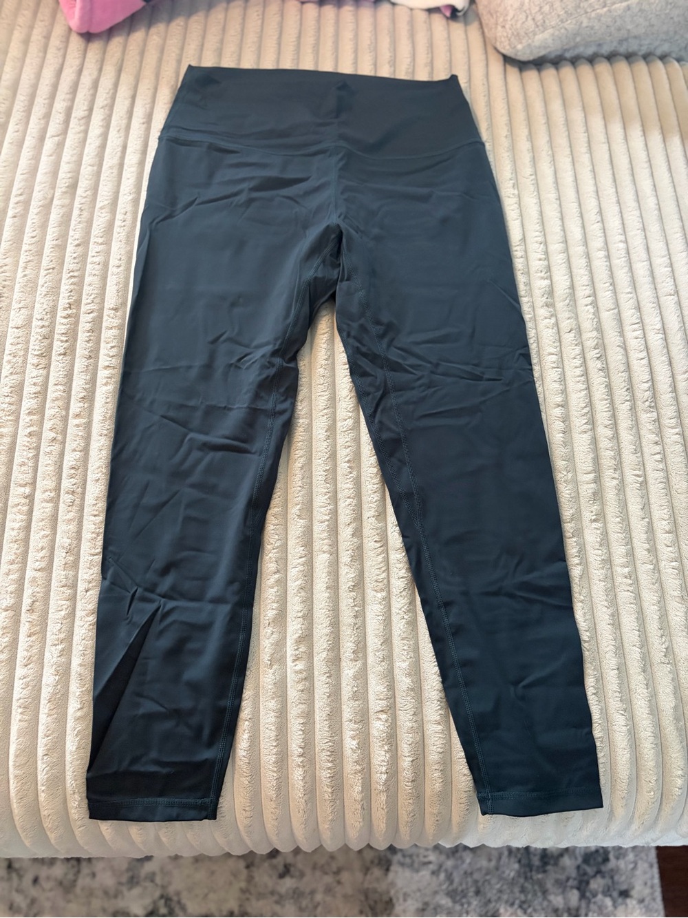 POPFLEX dark blue green High-Waist Leggings